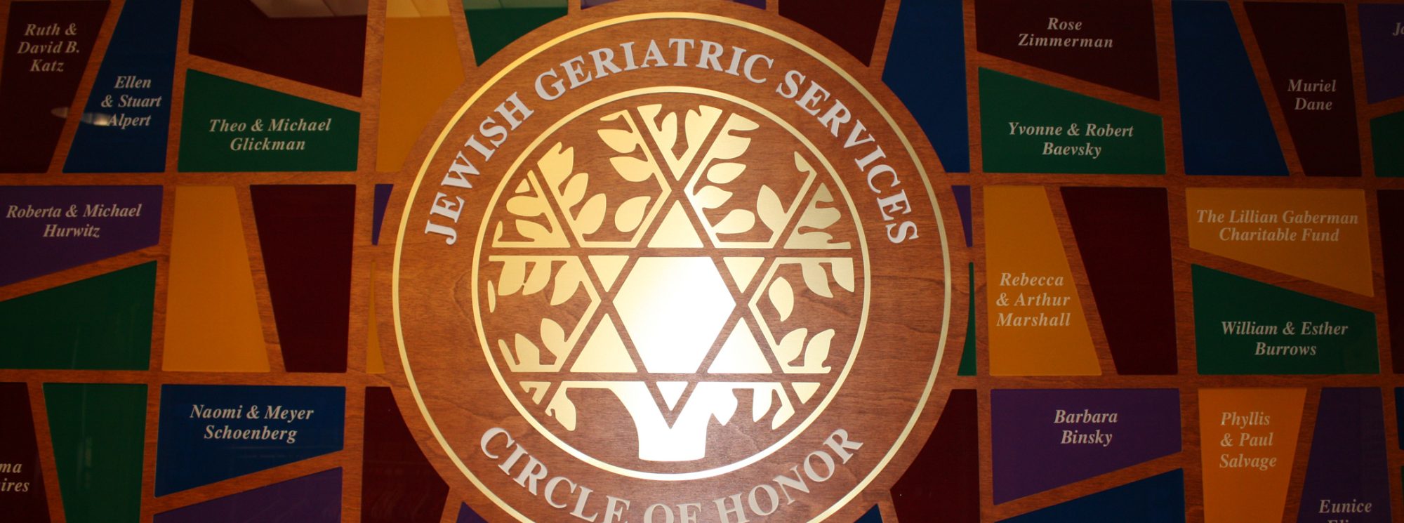The Circle of Honor decoration at JGS Lifecare