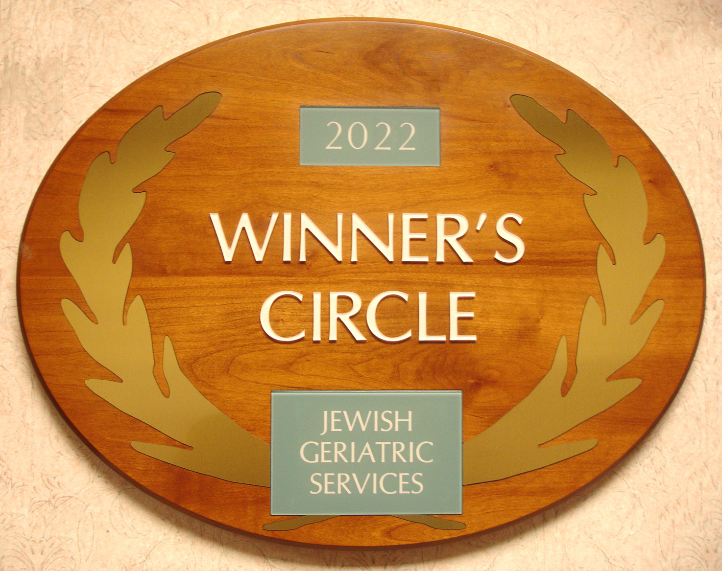 Winner's Circle plaque